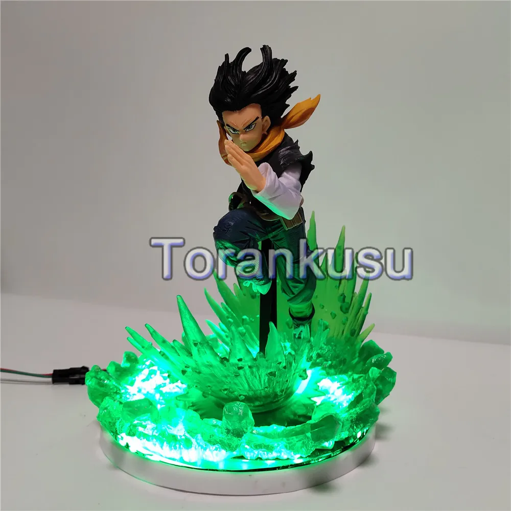 Dragon Ball Z Android 17 Lapis светодиодный 3D DIY фигурка аниме Brinquedos Banpresto мировая фигурка Колизей Juguetes DBZ фигурка