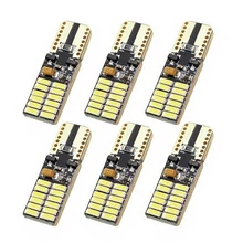 ^#Cheap 6X T10 LED BULB WHITE 4014 24SMD Light 6000K For Mercedes W204 5W DC12-24V ^#Cheap 6X T10 LED BULB WHITE 4014 24SMD Light 6000K For Mercedes W204 5W DC12-24V