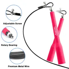 Speed Jump Rope Ball Bearing Adjustable Training Sport Skipping Fitness Equipment Fitness Skip Workout Training Speed Jump Rope Ball Bearing Adjustable Training Sport Skipping Fitness Equipment Fitness Skip Workout Training