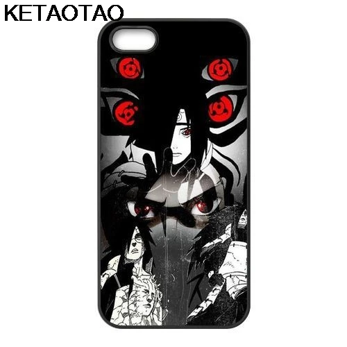 KETAOTAO Naruto Uchiha Madara Mangekou Sharingan чехлы для телефонов iPhone 4S 5C 5S 6S 7 8 Plus X SE Чехол Мягкий ТПУ