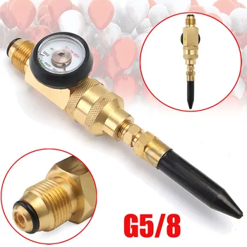 

Helium Tank Latex Balloon Inflator Regulator With Gauge For G5/8 Tank Valves New Arrival
