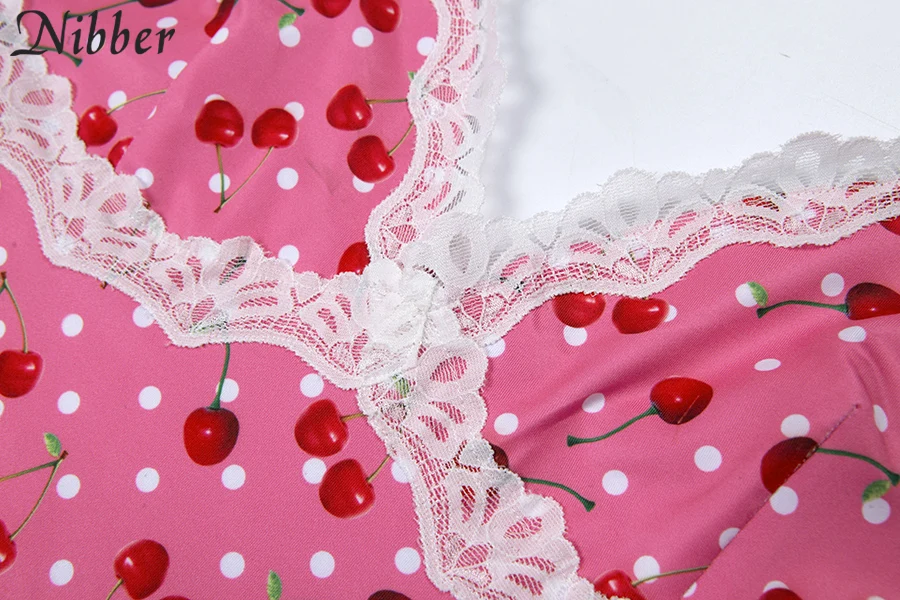 Nibber2019 летнее милое розовое облегающее мини-платье на шнуровке для девочек, женское модное повседневное короткое платье с принтом для вечеринки