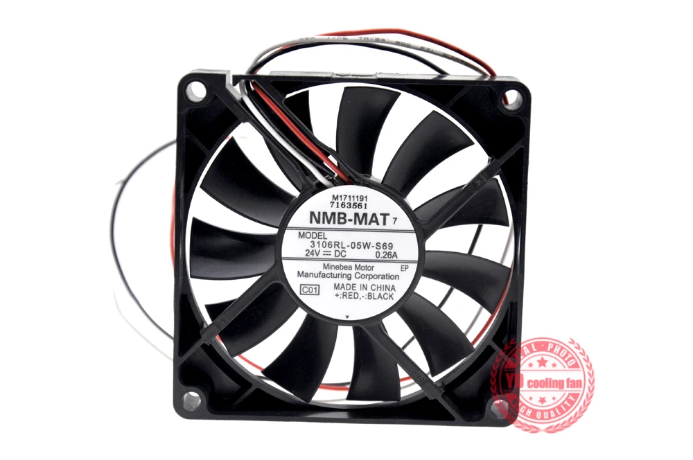 Ventilador Resfriador de 24v 0.26a 8cm 8015 24v Novo - Imagem 4
