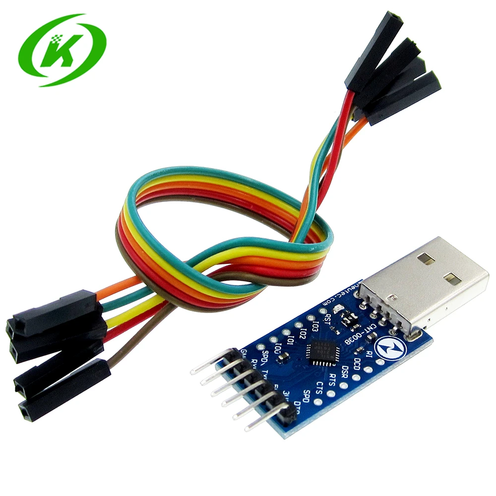 USB 2,0 к ttl UART 6PIN модуль последовательный преобразователь CP2104 STC PRGMR Замена CP2102 с кабелями Dupont