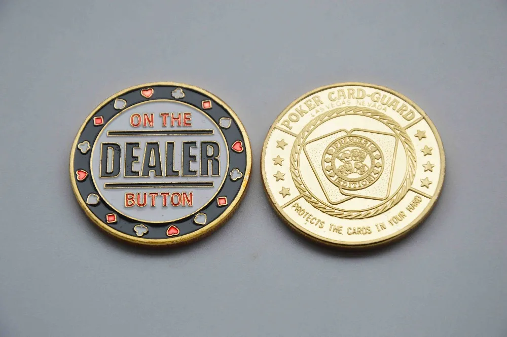 40*3mm Zinc Alloy Metal Poker Guard Coin On The De...