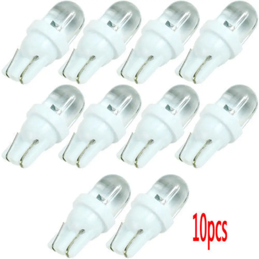 

10pcs T10 LED 5W Wedge Base Light Lamp Bulb for 12V Car Dashboard Side Marker Dome Reading Corner License Plate