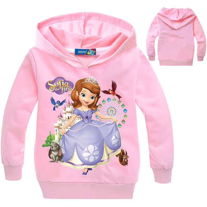 

Girls Sofia Hoodies Princess Children Long Sleeve Sweatshirts Fashion Kids Clothes Coat Kids Clothes Girls Shirt Sportswear 9Y