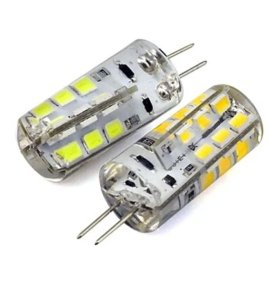 HRSOD 10* G4 2,5 Вт 24x2835 SMD 260LM светодиодный силиконовый белый теплый белый светильник кукурузная Лампа DC 12V Новинка