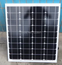 BUHESHUI High Quality 50W 18V Monocrystalline Solar Panel Used For 12V photovoltaic Power Home Diy Solar System NEW