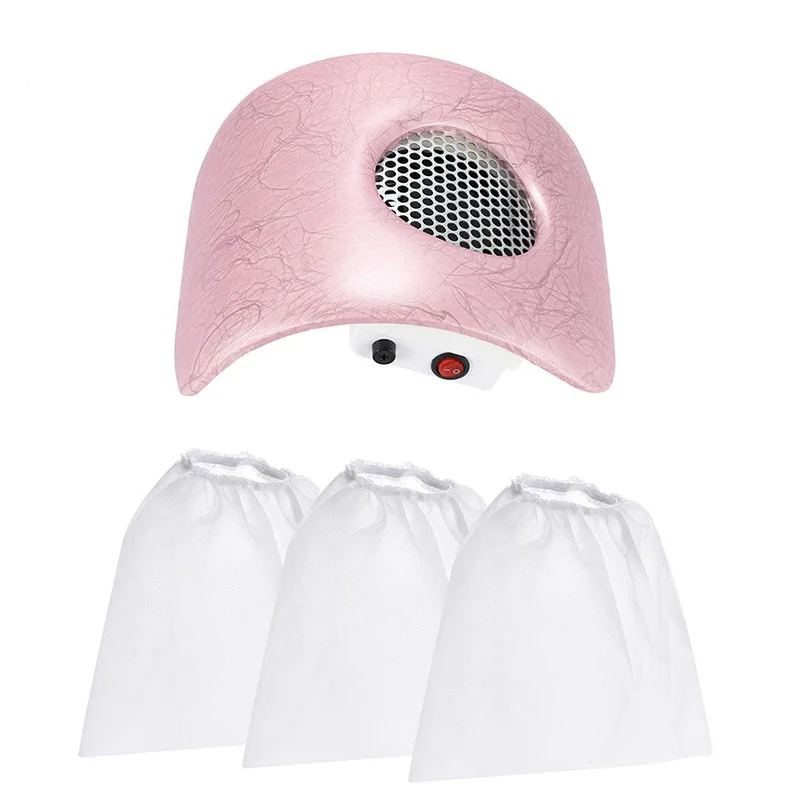 

Pro Nail Dust Suction Dust Collector Fan Vacuum Cleaner Manicure Machine Tools Dust Collecting Bag Nail Art Manicure Salon Tools