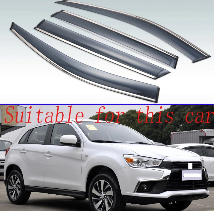 4 шт. наружный пластиковый козырек для Mitsubishi ASX 2010-2018 | Автомобили и мотоциклы