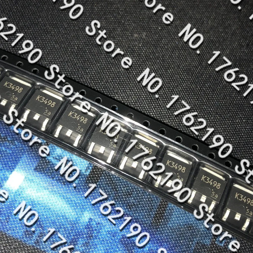 100 шт./лот 2SK3498 K3498 TO-252 MOS FET Двухканальный драйвер IC 400 В/1 А | Электронные компоненты