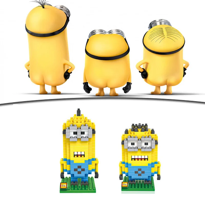 

Anime Minion LOZ Building Blocks Minifigures 3D Action Figure Kids Educational Toys brinquedos juguetes menino Jouet enfant