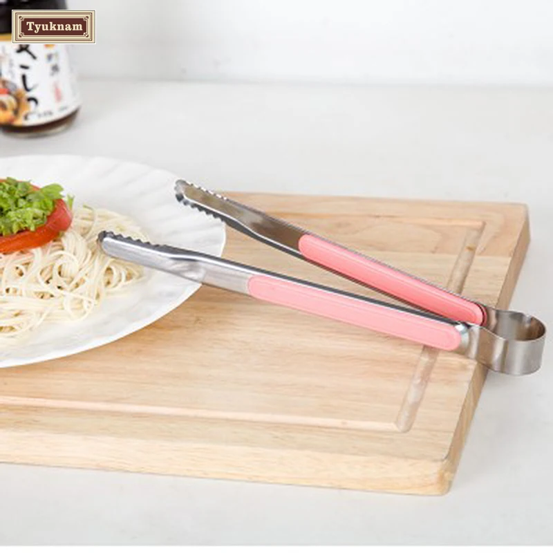 Korea BBQ Cooking Salad Serving Food Buffet Tong Clip, Kitchen Clamp