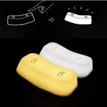 Творческий Muid включения-выключения сенсорный выключатель лампы зарядка через usb светодиодный Регулируемая яркость ночной Светильник тяжести Сенсор ключ переключатель прикроватный светильник