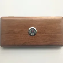 Черный из орехового дерева oboe Reed Case 20 шт с Hygroneter Reed Hold