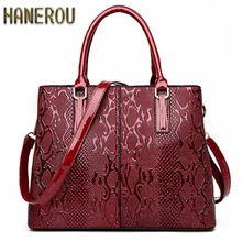 Nueva Moda de Cuero de LA PU Bolso de las Señoras de Lujo De La Serpiente Bolsas de Hombro Bolsos de Diseño de Alta Calidad 2017 Resorte de Las Señoras Bolso de Mano