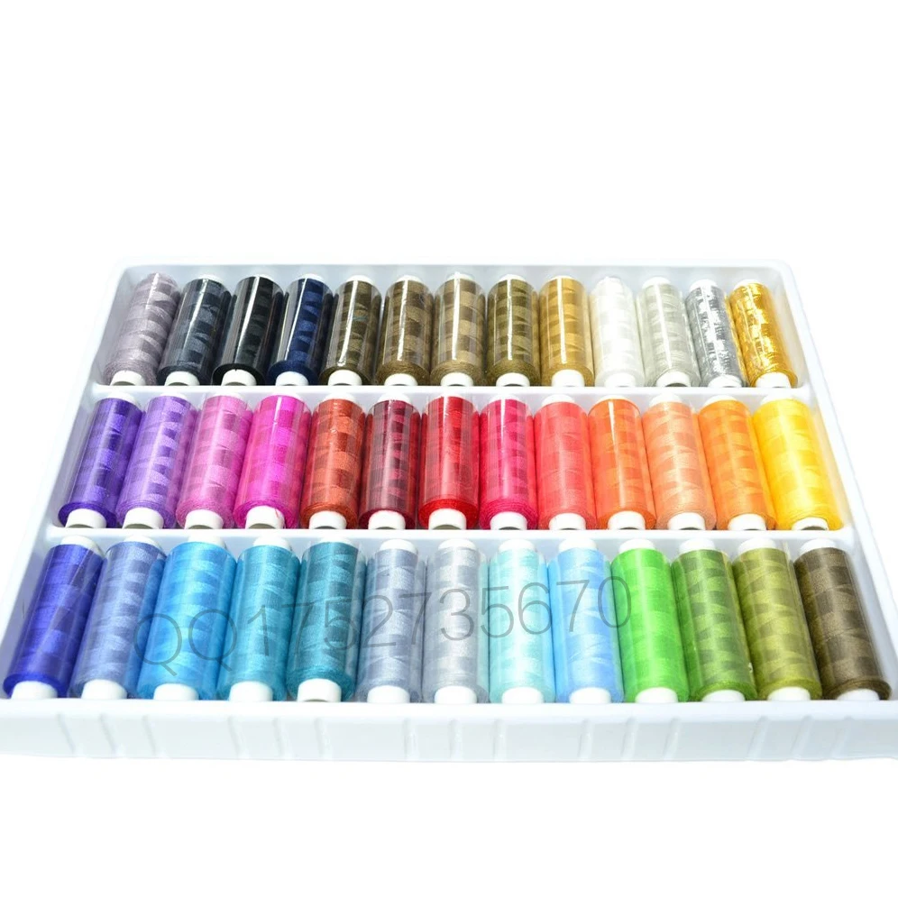 

39 color sewing thread Spools Multi Colors Overlocking Polyester Sewing Maching Thread