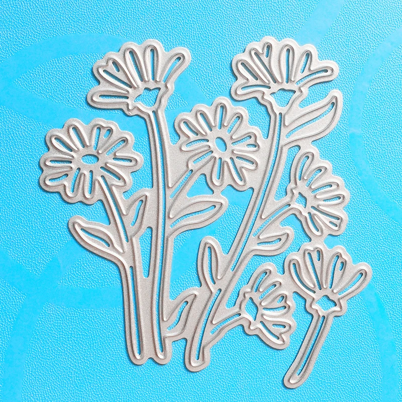 

YLCD888 Flower Metal Cutting Dies For Scrapbooking Stencils DIY Album Cards Decoration Embossing Folder Die Cutter Tools Sizzix