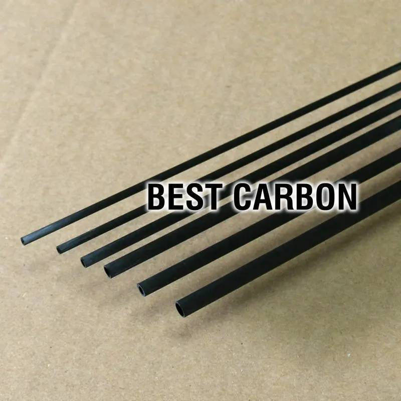 4Pcs of 6 0mm x 4 0mm x 1000mm Carbon Fiber Tube Toray T700 carbon fiber