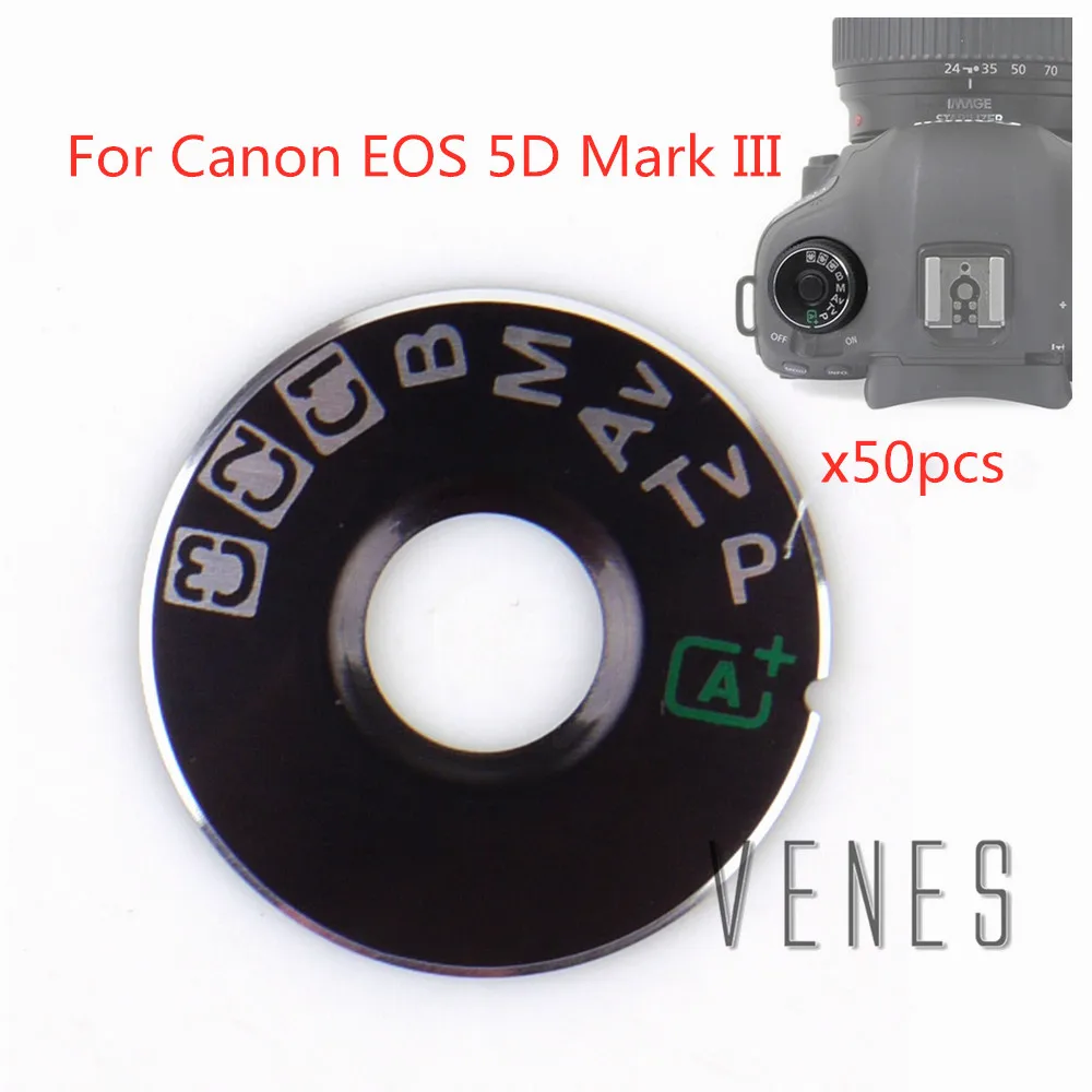 50 pcs/lot Dial Mode Plate Interface Cap Replacement Part For Canon EOS 5D Mark III Digital Camera Repair | Электроника