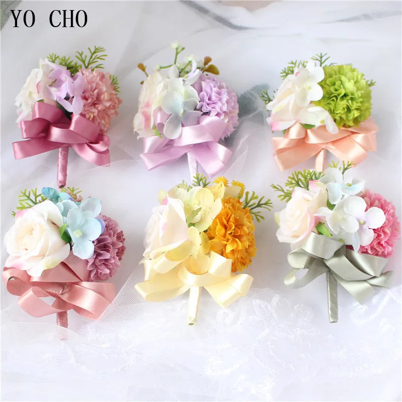 Write Corsage   Bracelet Bridesmaid(19)