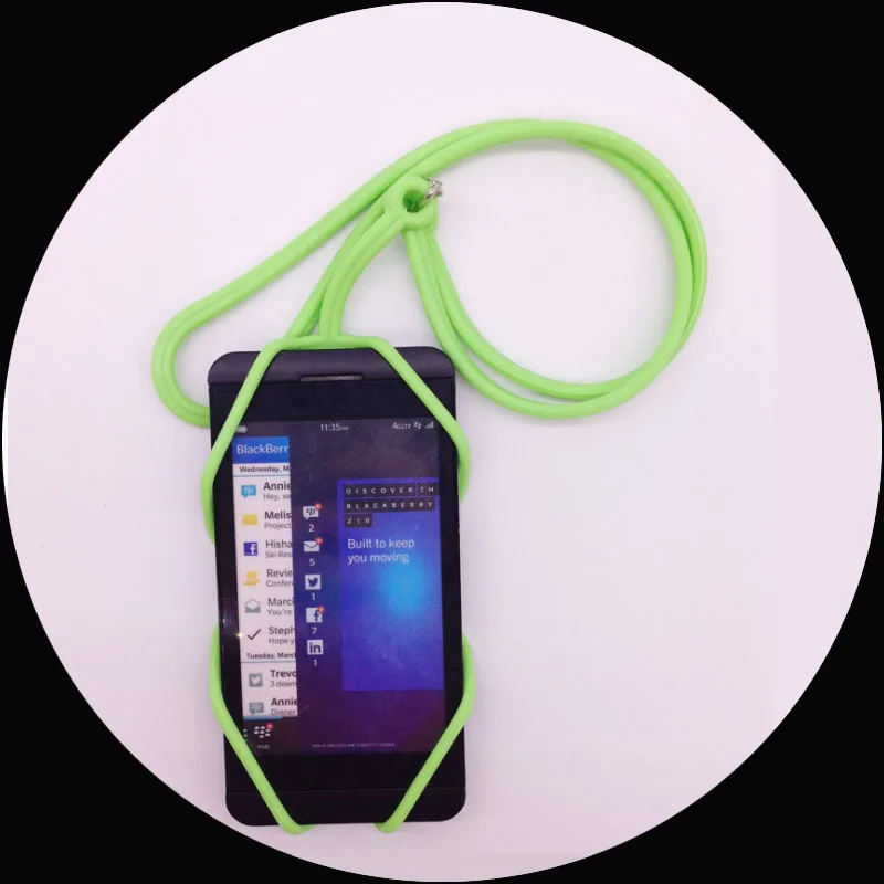 

Silicone Lanyard Cell Phone Case Cover Holder Sling Necklace Wrist Strap for 5.7 Inch Case For Xiaomi Redmi 5 Plus Business