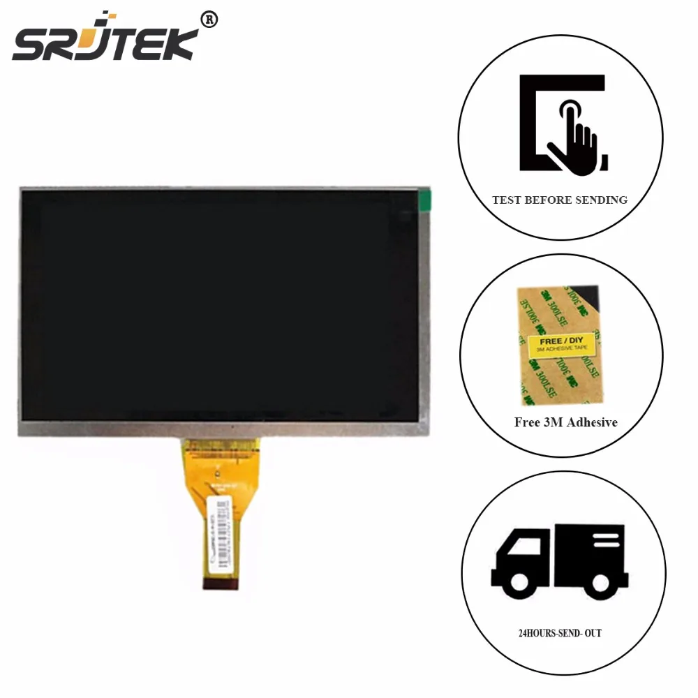 Srjtek Новый ЖК-дисплей матрицы 7 &quotдюймов для IRBIS TX77 TX 77 3G планшет 30Pins внутренняя