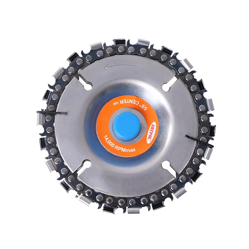 4 Inch 22 Tooth Wet Wood Special Angle Grinder with Chain Disc Saw