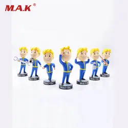 13 см 7 видов стилей Fallout 4 Vault мальчик Bobbleheads игровые головки серии 1 ПВХ фигурки героев детские игрушки коллекции подарков с коробкой