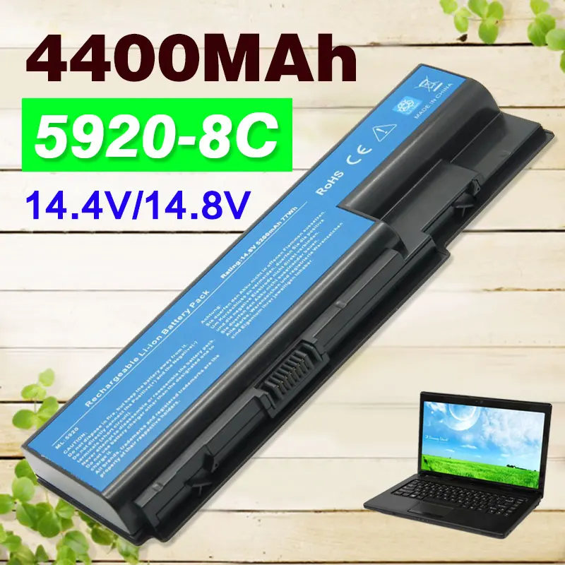

14.4V 4400mAh for Acer Aspire 5230 5235 5310 5520 5710G 5739G 5910G 5935G 7535G AS07B32 AS07B42 AS07B52 AS07B72 BT.00603.033