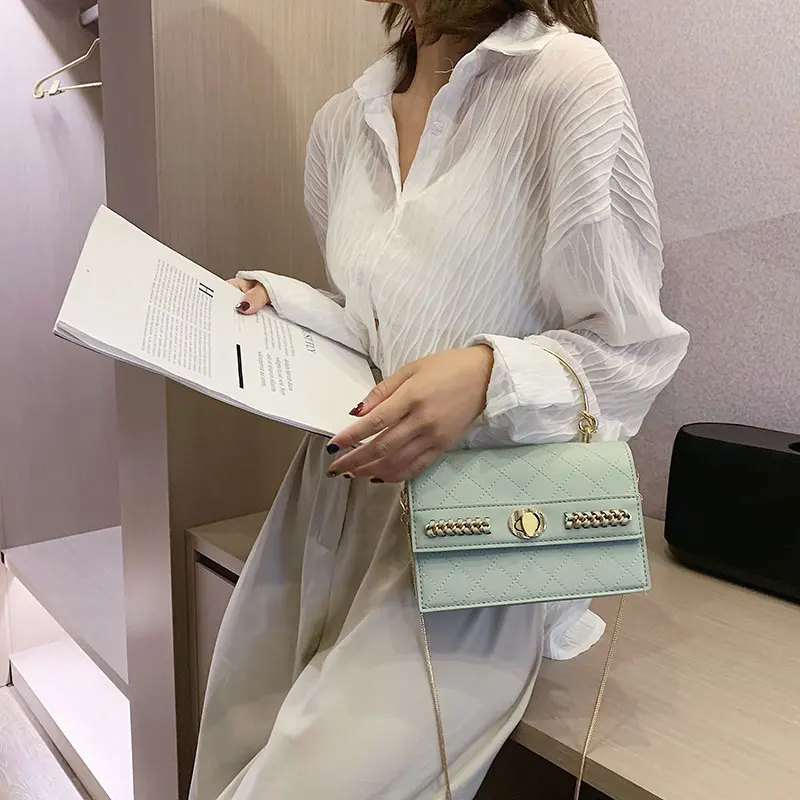 2019 New Korean version of the foreign chain single-shoulder Bag ...