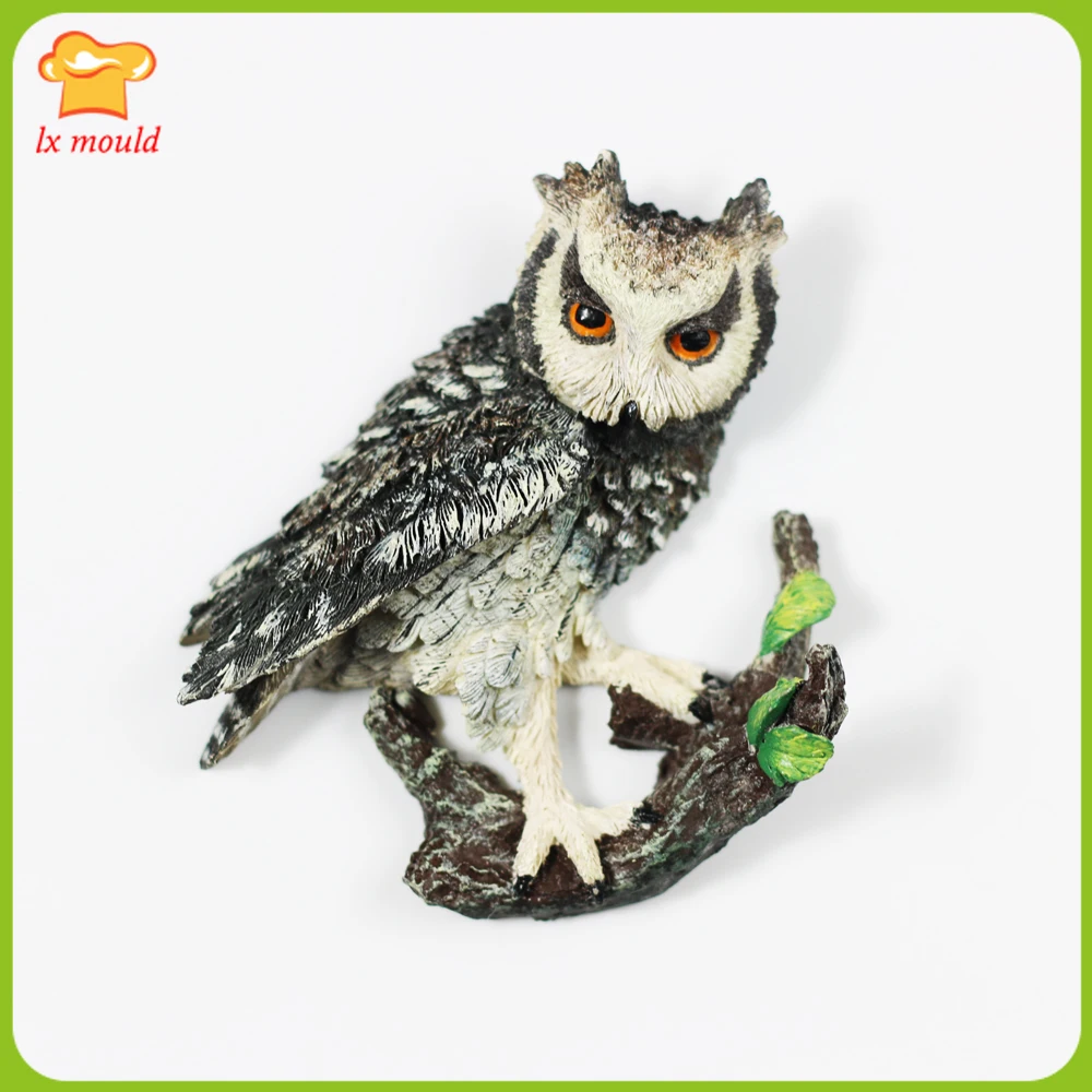 LXYY New Listing Little Owl Silicone Mould Food Safety Cake Decoration