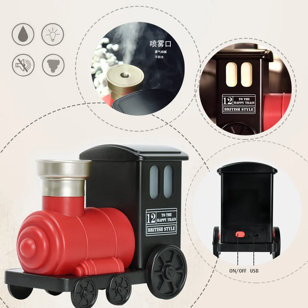 

Aroma Diffuser USB Humidifier Air Humidifier Mist Maker Air Purifier Portable Mini Train Design DC5V