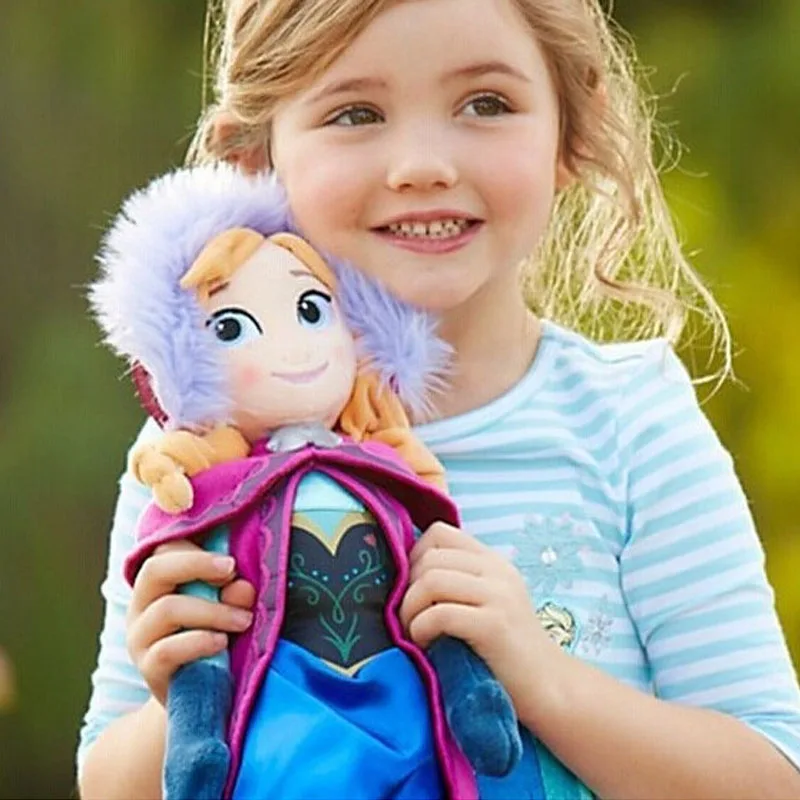 Disney Frozen 40 50 см Снежная королева Эльза Принцесса чучела Кукла Анна куклы игрушки