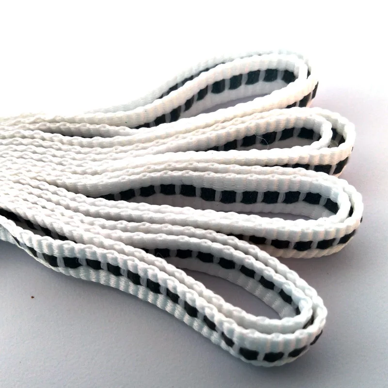 JUP 1 Pair White Reflective Shoelaces Visibility Flat Shoelaces Running Cycling Safty Minimal Fashion Samping Casual Cloth Shoes