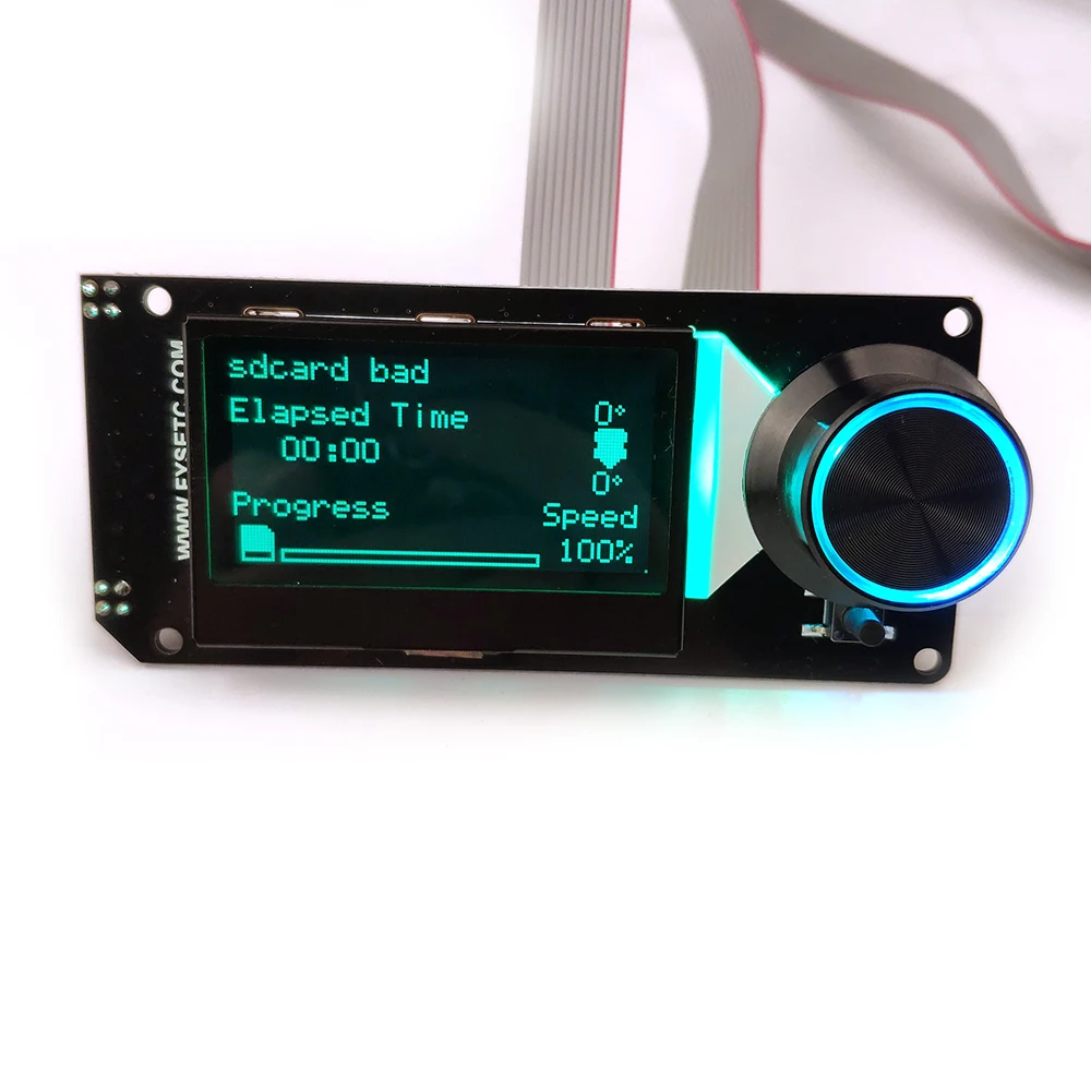 Тип B MINI12864LCD экран RGB подсветка Белый Мини 12864 в 2,1 дисплей Поддержка Marlin DIY для SKR с sd-картой части 3d принтера