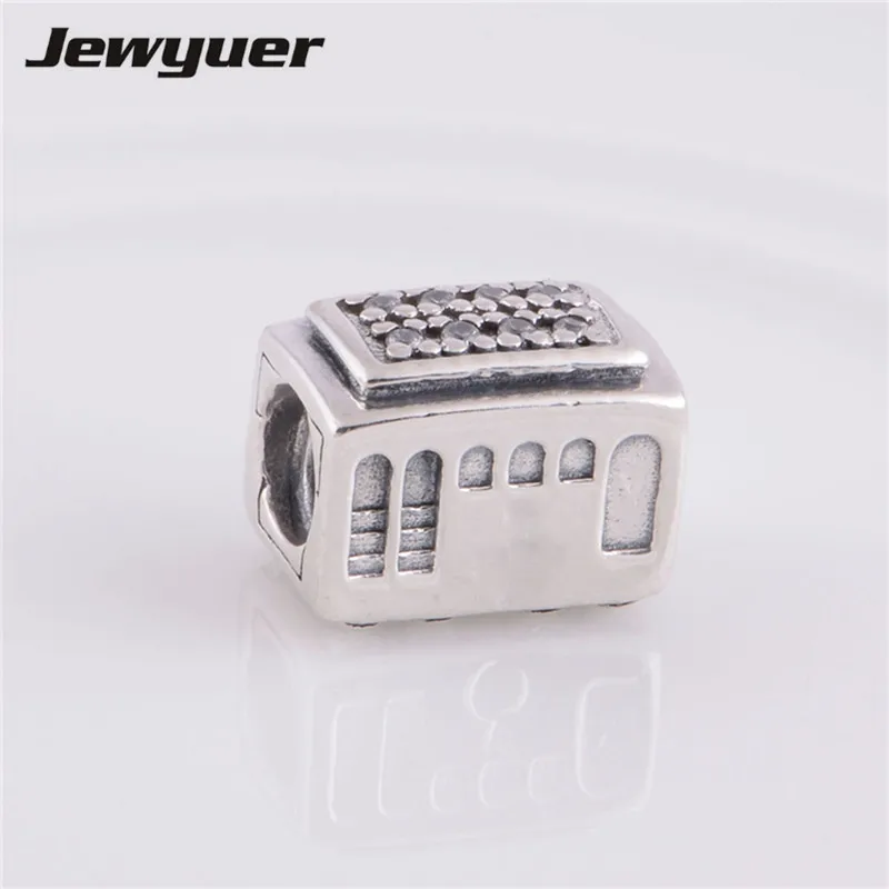 

Fine jewelry wholesale Cable Car charms 925 Sterling Silver fine jewelry beads fit Bracelets necklace DIY gift to women BE0648