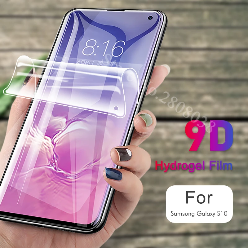 

Transparent Soft Hydrogel Film For Samsung Galaxy S9 S8 S10 9D Film Cover Screen Protector For Samsung S8 S9 Plus Protector Film
