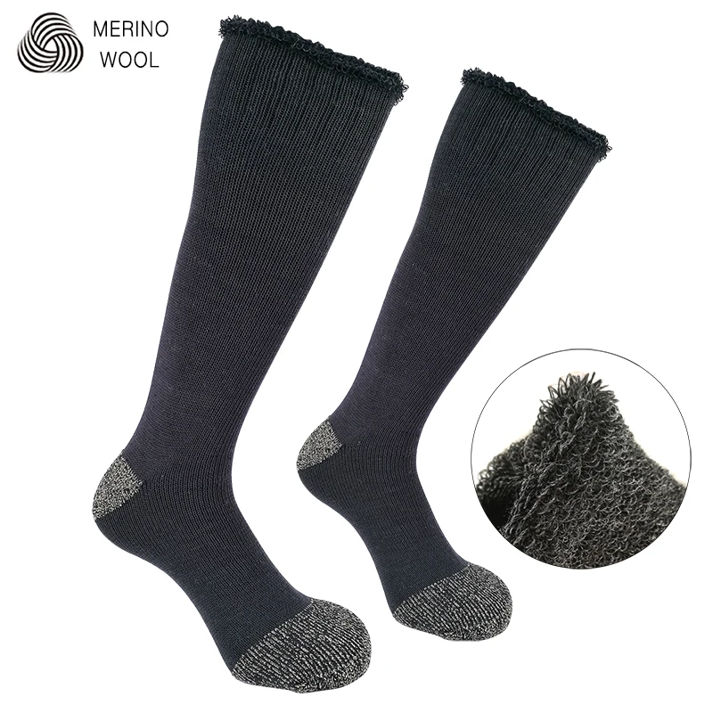 

YISHENG Men&Women Merino Wool Socks Men Winter Thick Warm Socks Women Casual Thermal Winter Socks