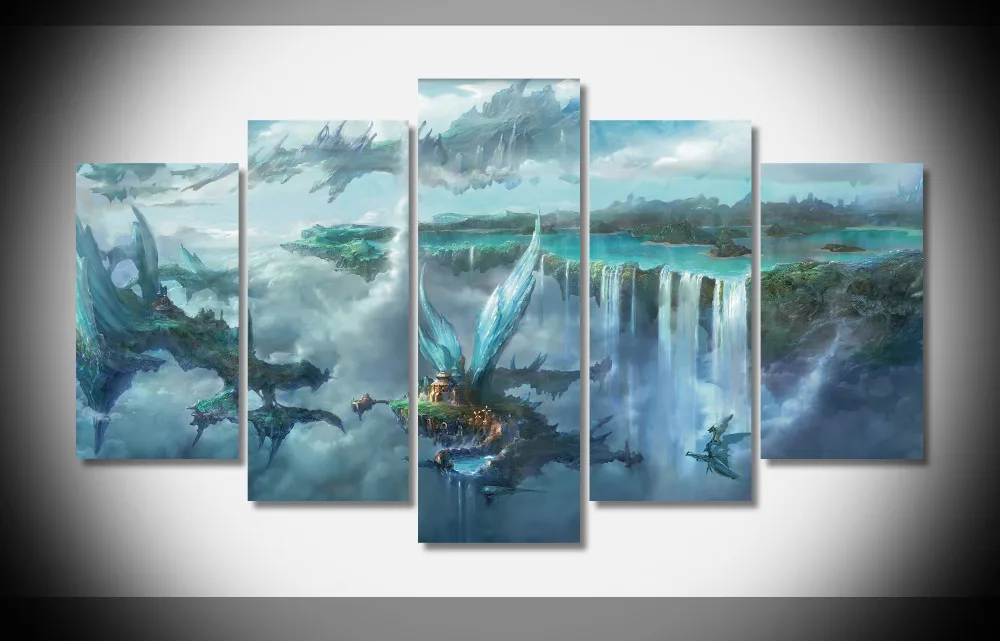 7379 final fantasy hd Poster Framed Gallery wrap art print home wall