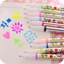 5/10 цветов/набор графический дизайн маркер для граффити ручка волшебный всплывающий 3D художественные маркеры набор самодельная открытка ручка для рисования