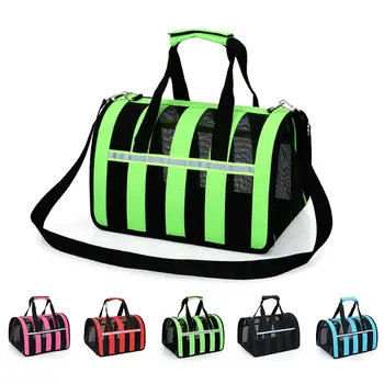 

New Pet Carrier Dual-use Cat&Dog Carrier Foldable Breathable Mesh Dogs Bag Travel Outgoing Portable Handbag for Cats Small Dogs