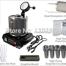 3 кг переносной печи бренд электрическая тигельная horno плавильное оборудование, может расплавленное золото, медь/серебро/option4