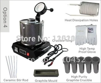 

3kg protable furnace Brand Electric Crucible horno smelting equipment, can melt gold copper silver option4