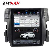 ZWNVA Tesla IPS Screen Android 7.1 Car No CD DVD Player Radio GPS Navigation For Honda civic 2016 2017 Headunit 