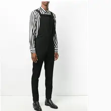 28-46 оригинальные мужские весной и летом новая личность ремешок комбинезоны комбинезон тонкий нагрудник брюки прилив няни Повседневная брюки