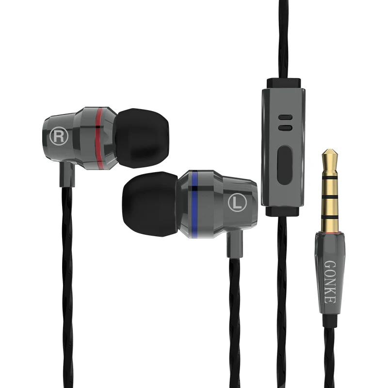 Наушники GONKE BM01 наушники для телефона MP3 mp4 шумоизоляция стерео спортивные