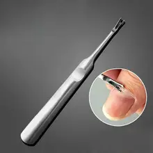 Portable Cuticle Pusher Remover Nail Art Manicure Trimmer Stainless Steel Tool New Arrival