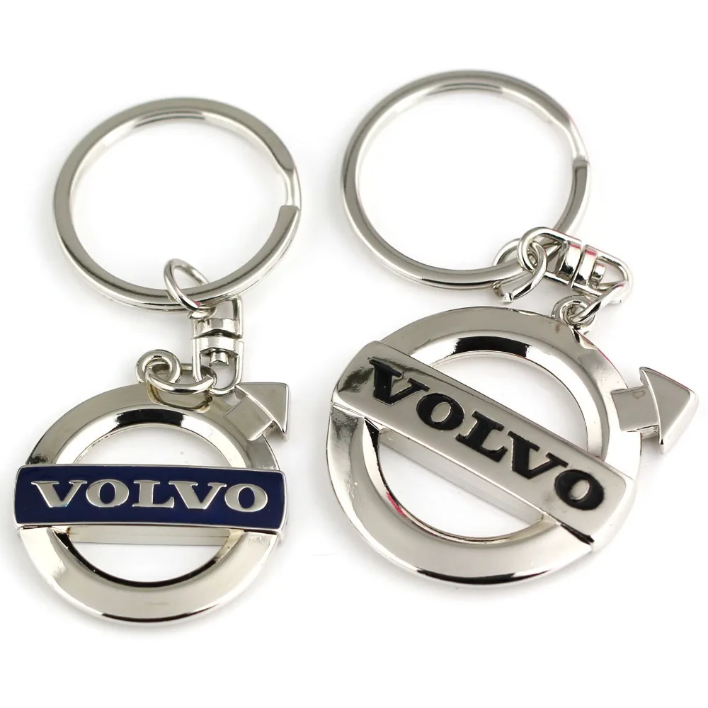 3d volvo car logo keychain high quality llaveros key holder innovative